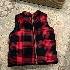 Carter’s kids puffer vest in plaid